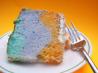 Tie-Dyed Angel Food Cake. Recipe by Redneck Epicurean