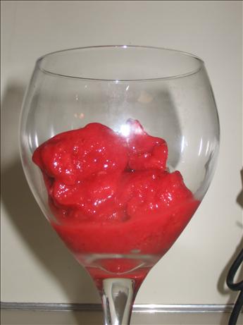 Fresh Strawberry Sorbet. Photo by Mr.Rich