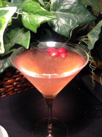 Vanilla Cosmo -Tini. Photo by mary winecoff