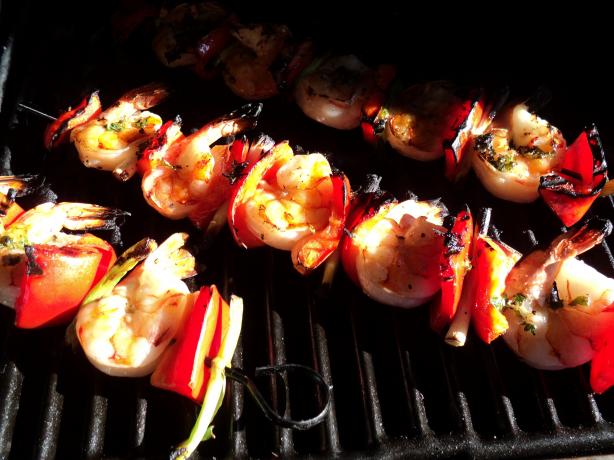 Scampi Shrimp Skewers. Photo by Nif