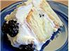 Easy Blackberry, Lime  Filled Angel Food Cake