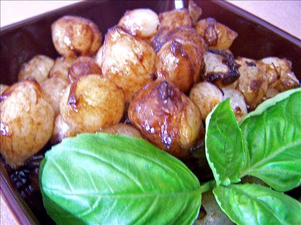 Balsamic-Glazed Pearl Onions. Photo by Rita~