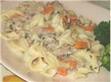 Leftover Vegetable Noodle Stew