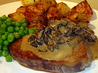 Beef Fillets With Stilton Portabella Sauce. Recipe by Tasty Tidbits