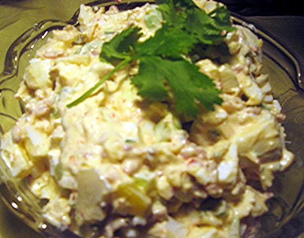 Egg Salad! Creamy Smokey Hot (As in Spice) !. Photo by mary winecoff