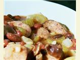 Slow Cooked Three Beans and Sausage. Photo by Big Mike2