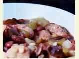 Slow Cooked Three Beans and Sausage. Photo by Big Mike2