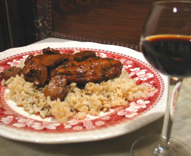 Light Chicken Marsala. Photo by carolinajewel