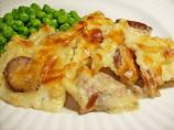 Turkey Smoked Sausage and Ravioli Bake