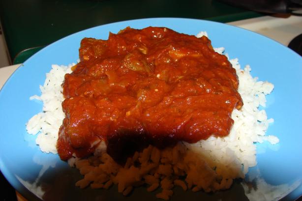 Venison Swiss Steak Mediterranean (Slow Cooker). Photo by Kim of MS