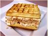 Waffle Ice Cream Sandwiches With the Works!