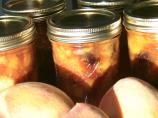 Crock Pot Spiced Peaches in Brandy