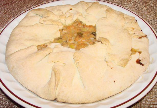 Rustic Salmon Pie. Photo by Boomette