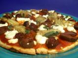Artichoke, Olive and Goat's Cheese Pizza