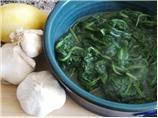 Stir-Fried Spinach With Garlic and Lemon Zest