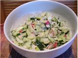 Rock {radish,onion,cucumber,kohlrabi} Salad