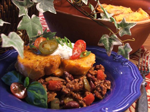 Simple Mexican Chili Pie With Garlic. Photo by Wildflour