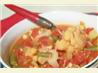 Quickie Chicken Veggie Soup. Recipe by Derf