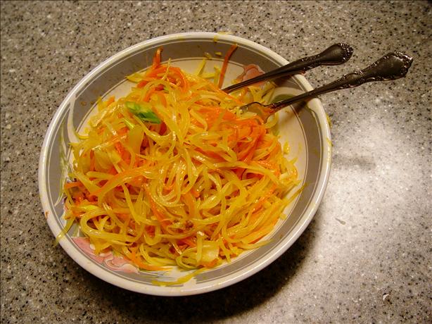Ginger Sauteed Carrot and Potato Slivers. Photo by phopot