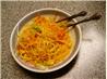 Ginger Sauteed Carrot and Potato Slivers. Recipe by phopot
