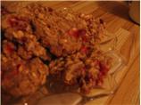 Vegan Peanut Butter Oatmeal Cranberry Cookies