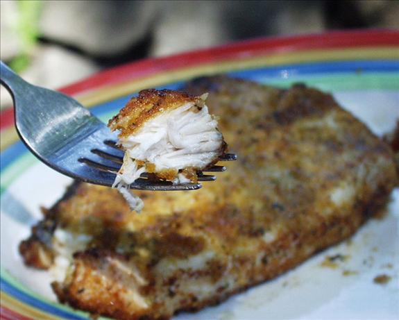 Uncle Bill's Crispy Halibut Steaks. Photo by Marsha D.