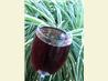 Champagne With Pomegranate Syrup and Raspberries. Recipe by brynda