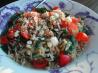 Elegant Orzo With Wilted Spinach, Feta and Pine Nuts