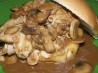 Mushroom-Smothered Turkey Sandwiches. Recipe by *Asha*