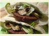 Veggie Burger Pitas. Recipe by *Asha*