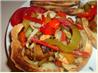 Sausage, Pepper and Onion Hoagies. Recipe by kiwidutch