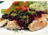 Chicken Cutlets With Fresh Raspberries