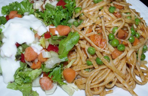 Pasta With Tomato and Peas. Photo by Southern Lady