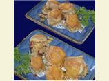 Chipotle, Crab and Egg -Tiny Appetizers