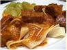 Round Steak Cubes With Sauce