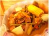 Beef Puchero (A Mexican Stew With Hominy & Vegetables). Recipe by Montana Heart Song