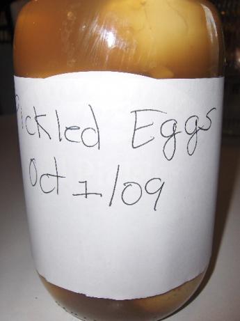 Tom's Pickled Eggs. Photo by daisygrl64
