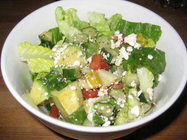 Greek Chopped Salad. Photo by Halcyon Eve