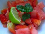 Watermelon Salad With Lime Dressing