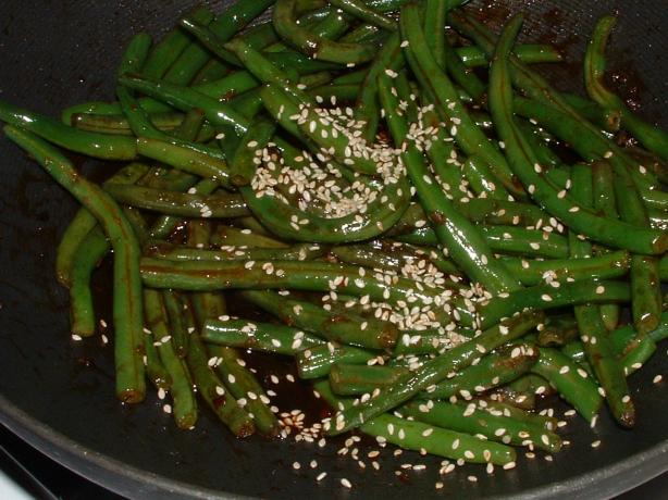 Wok or Skillet Asian-Style Fresh Green Beans. Photo by FoodieWife
