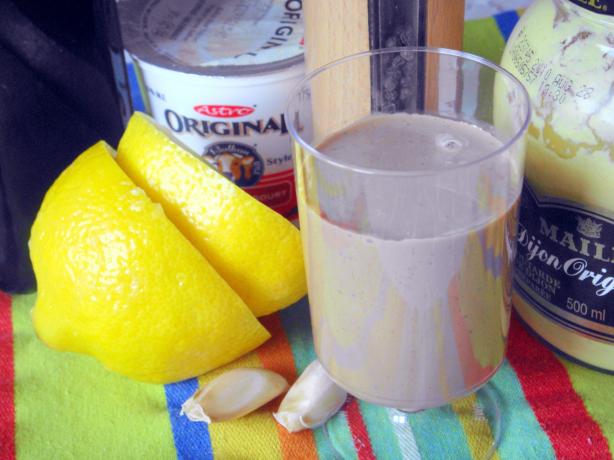 Lemon-Yogurt Vinaigrette. Photo by Lori Mama