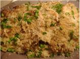 Pork Chops over Parmesan Rice With Peas