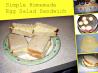 Simple Homemade Egg Salad Sandwich