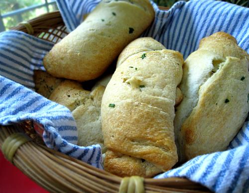 Chive Crescents. Photo by Caroline Cooks