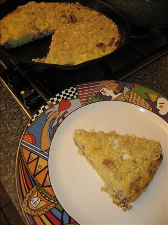 Ramen Oven Omelet. Photo by Lt. Amy