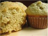 Pandan Coconut Muffins