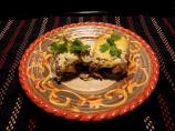 Spinach and Mushroom Enchiladas With Cilantro Cream Sauce