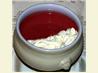 Blended Raspberry Soup. Recipe by Brenda.