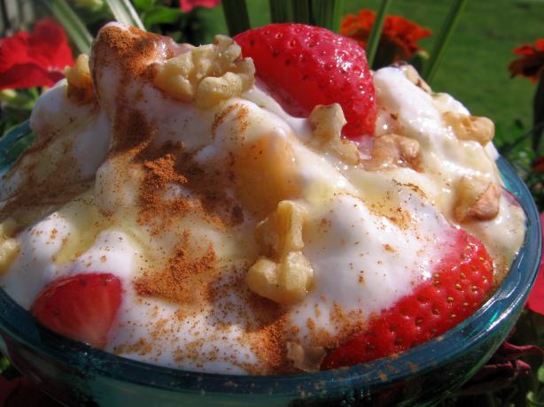 Greek Yoghurt and Fruit Salad. Photo by Dreamer in Ontario