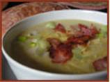 Baked Potato, Leek and Cheese Soup